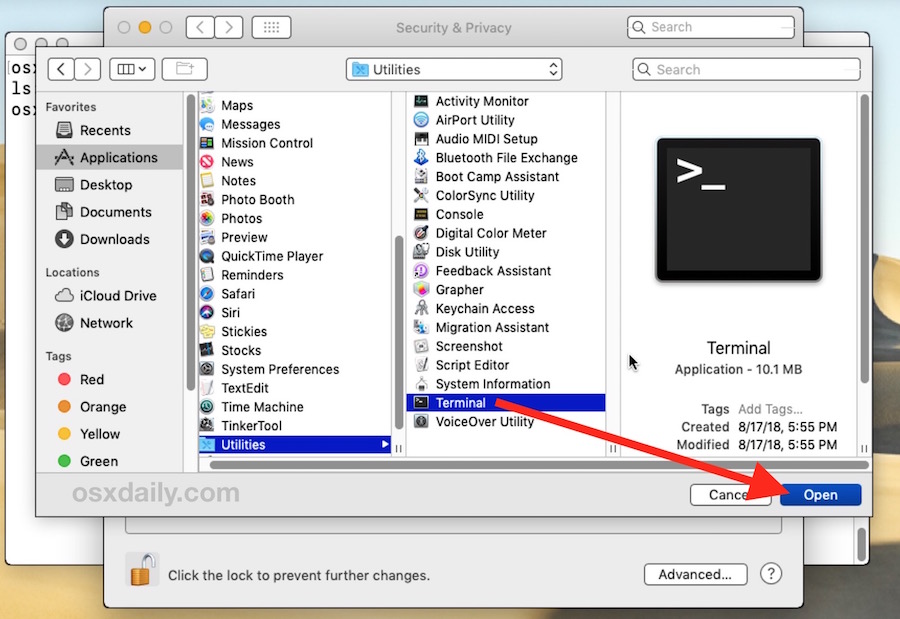 Mac Terminal Allow Download File Mojave